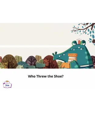 書封 Who Threw the Shoe？【有聲】